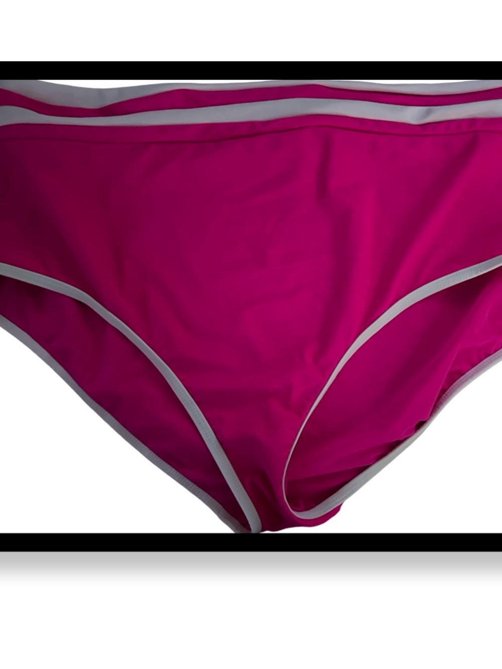 NWOT Women’s Plus Size Torrid Pink Bikini Bottom with Contrast Trim